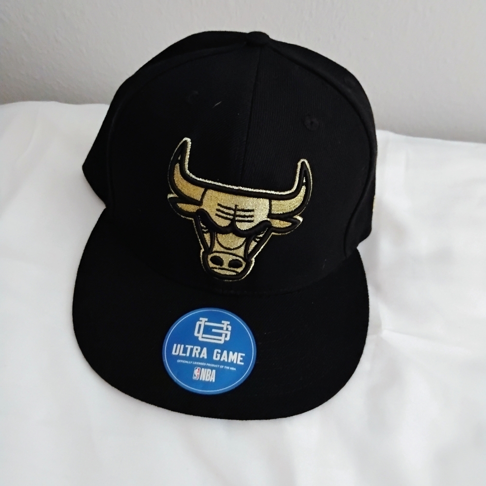 Black Cap with Gold Bull Logo